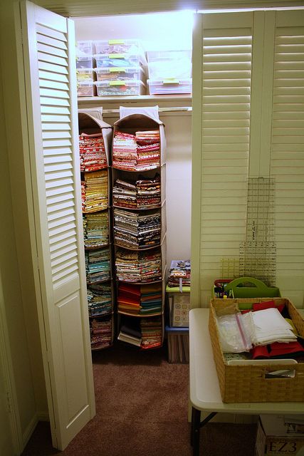 fabric storage- need more of these for yarn AND fabric!