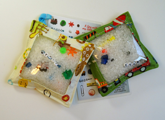 how to make an I spy bag tutorial