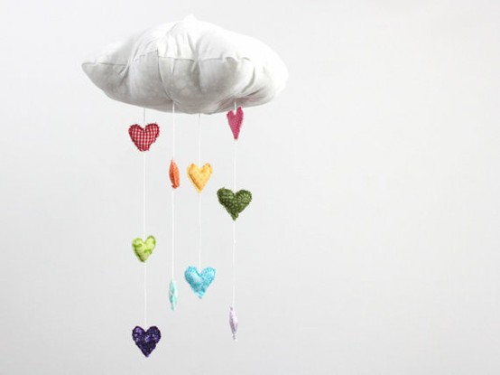 mobile cloud hearts