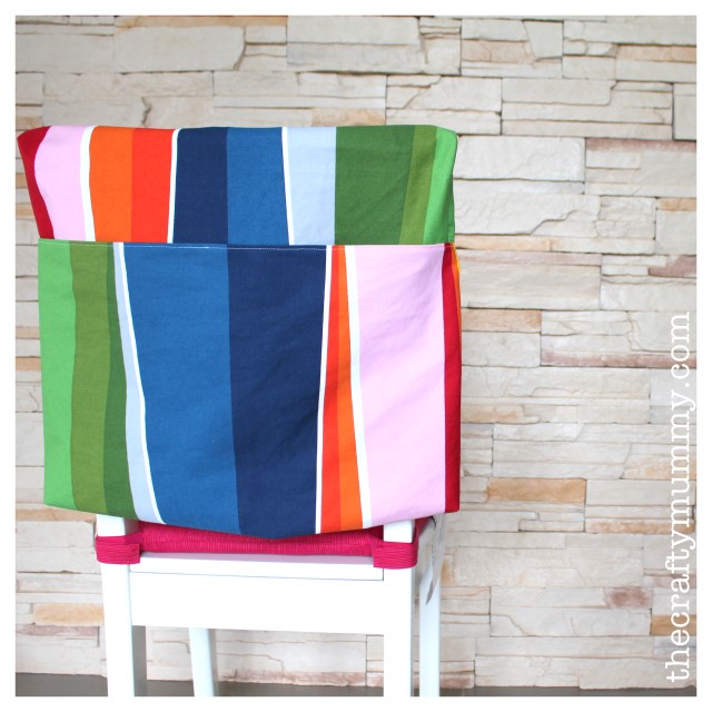 chair bag tutorial rainbow