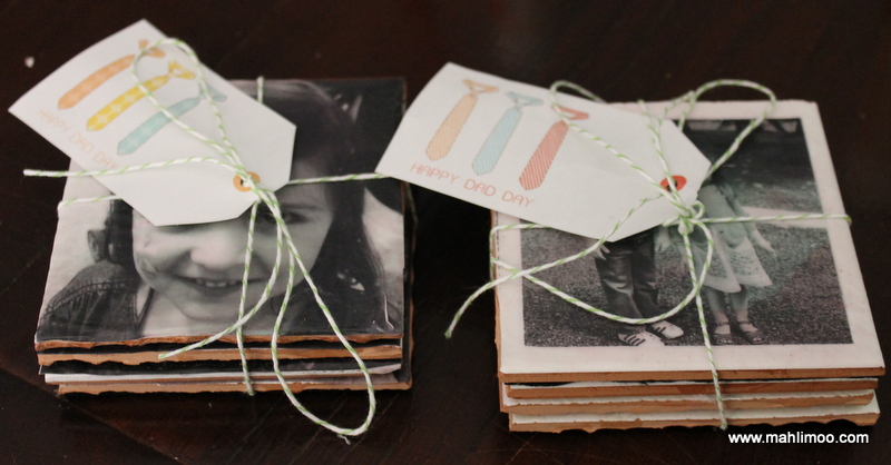 photo tile coasters