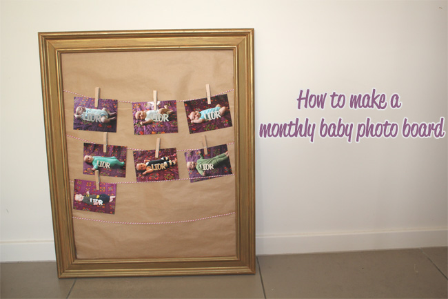 monthly-photo-board photo board