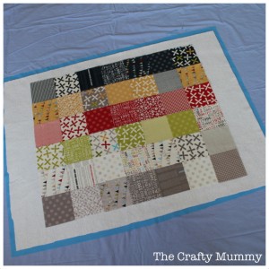 spray baste a quilt