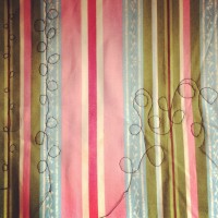 How to use free motion quilting to quilt the background of  a quilt. Three Ways.
