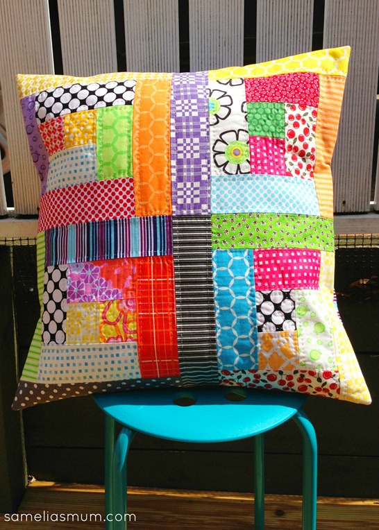 patchwork pillow