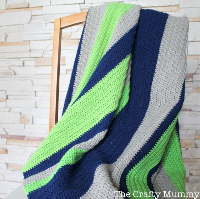 crochet blanket boy colours