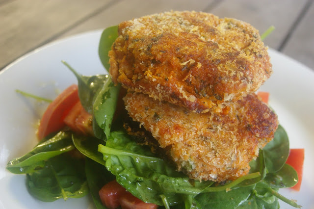 moroccan sweet potato quinoa patties