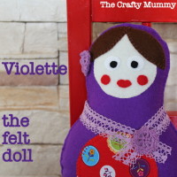 violette the felt doll