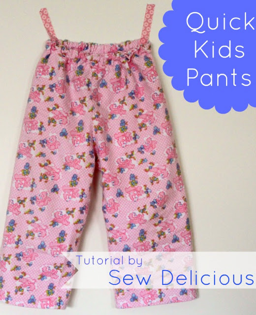quick kids pants