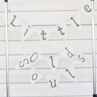 diy hessian bunting