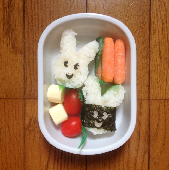 Ninja rabbit bento
