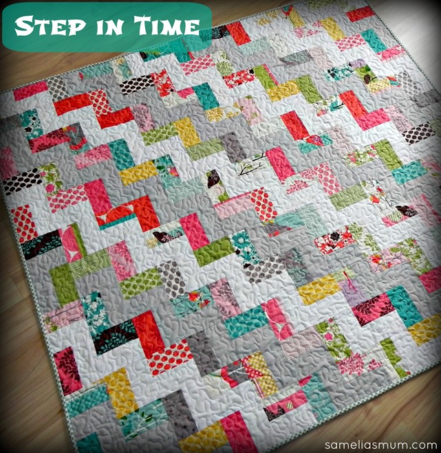 step in time quilt tutorial