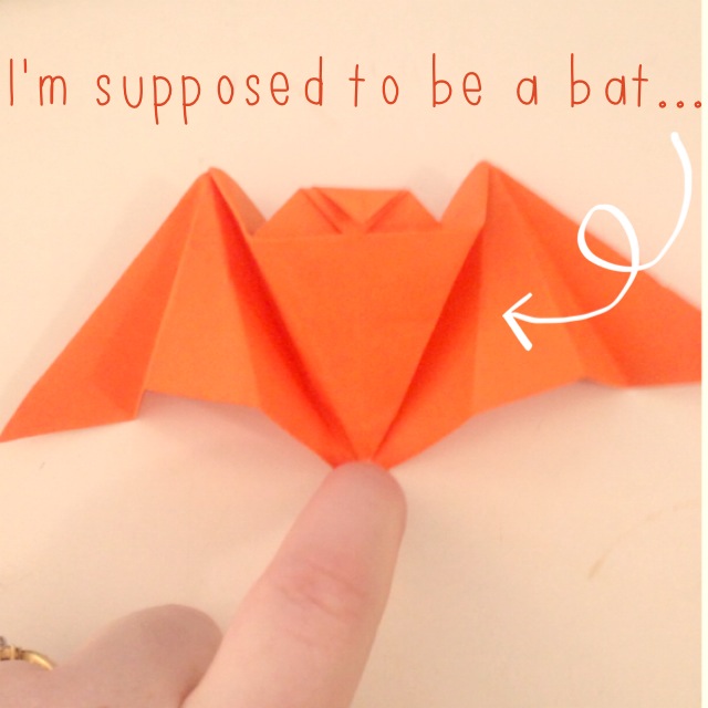 origami bat