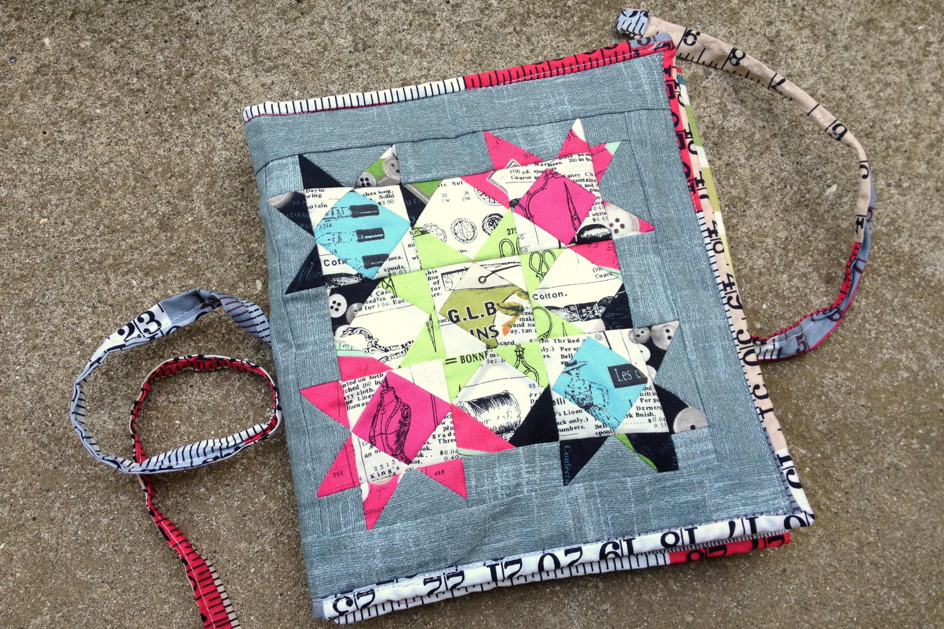 Travel sewing kit front