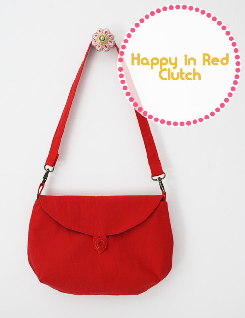 Red-bue-clutch