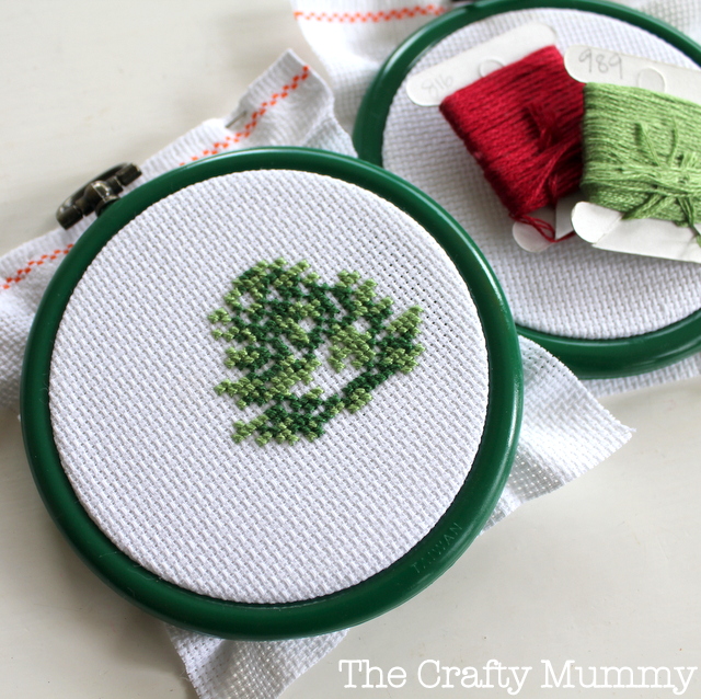 Christmas cross stitch ornaments