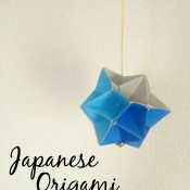 Japanese origami baubles