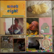 Project Life Week 8 left side