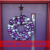 blog wreath door
