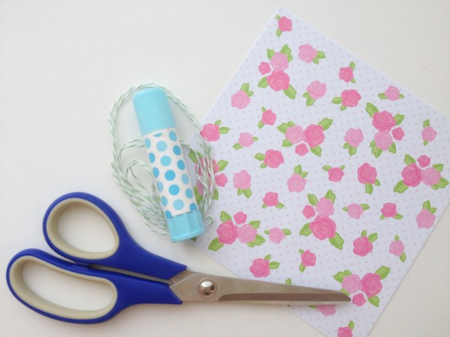 Origami paper bunting supplies