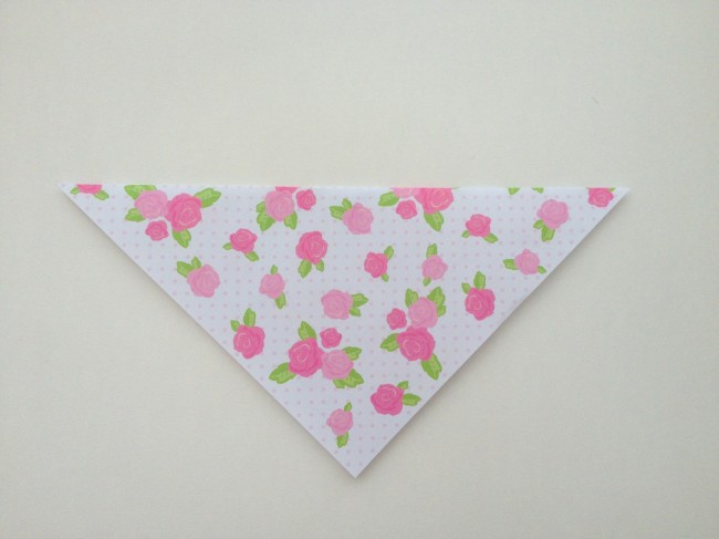 Origami bunting paper 
