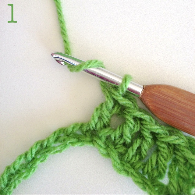 how to double crochet