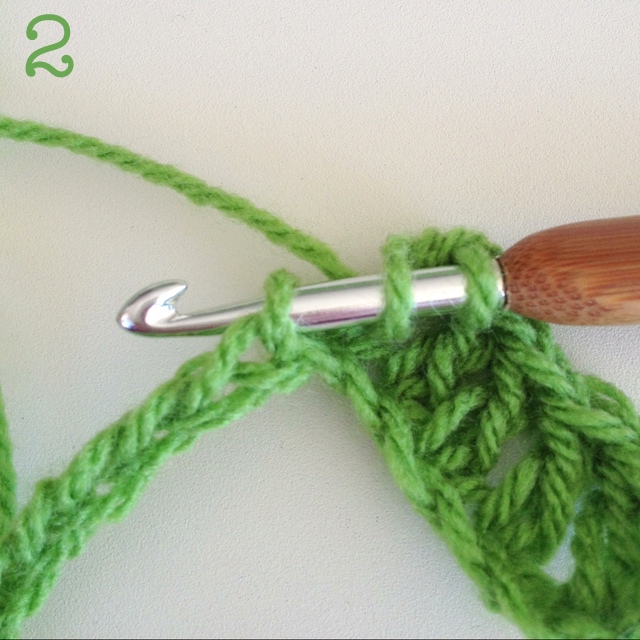 how to double crochet