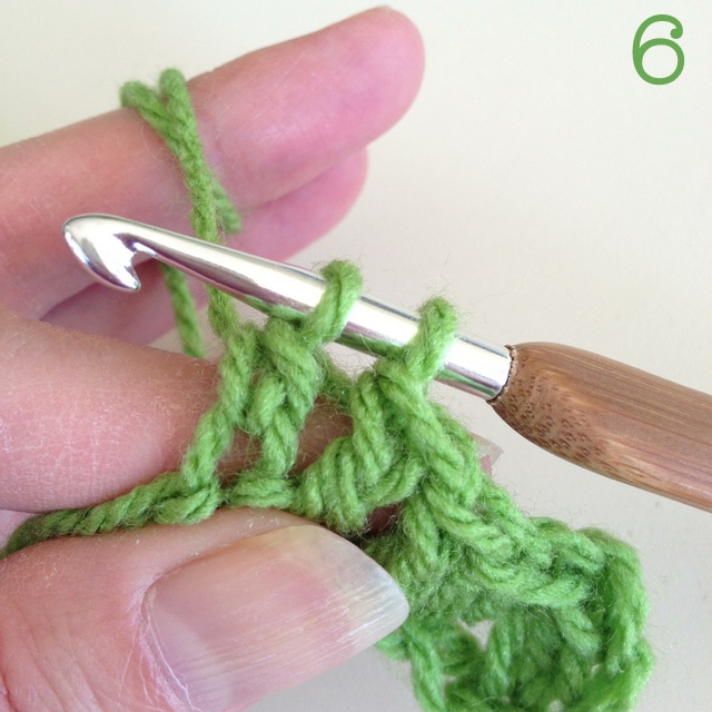 how to double crochet