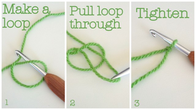 crochet starting loop