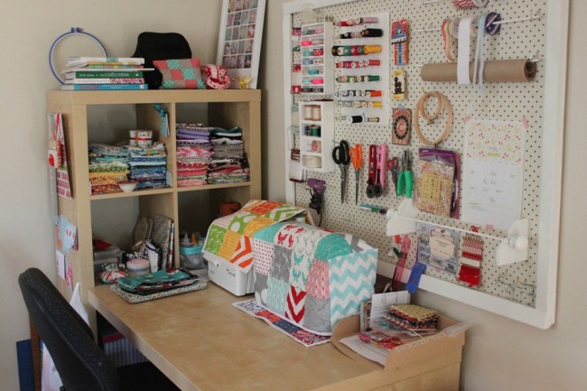 Sew Delicious sewing desk area