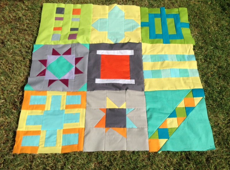 Modern Blocks QAL Soilds Quilt