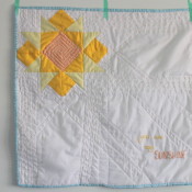 you are my sunshine mini quilt