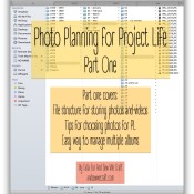 photo planning for Project life