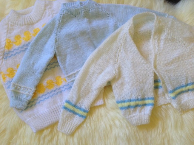 knitted baby items
