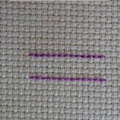 How to do Backstitching - seen first on www.andsewwecraft.com