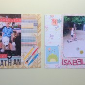 Kids scrapbooking cover