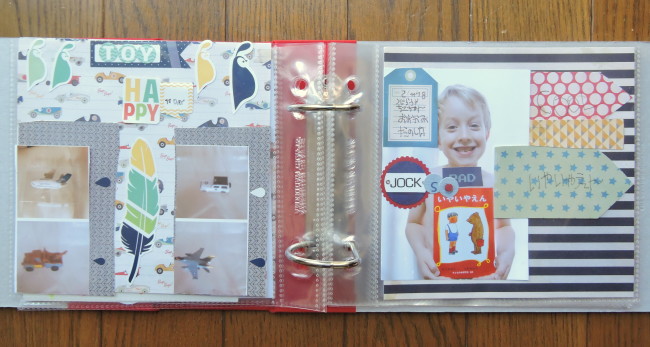 Scrapbooking with kids favourite book