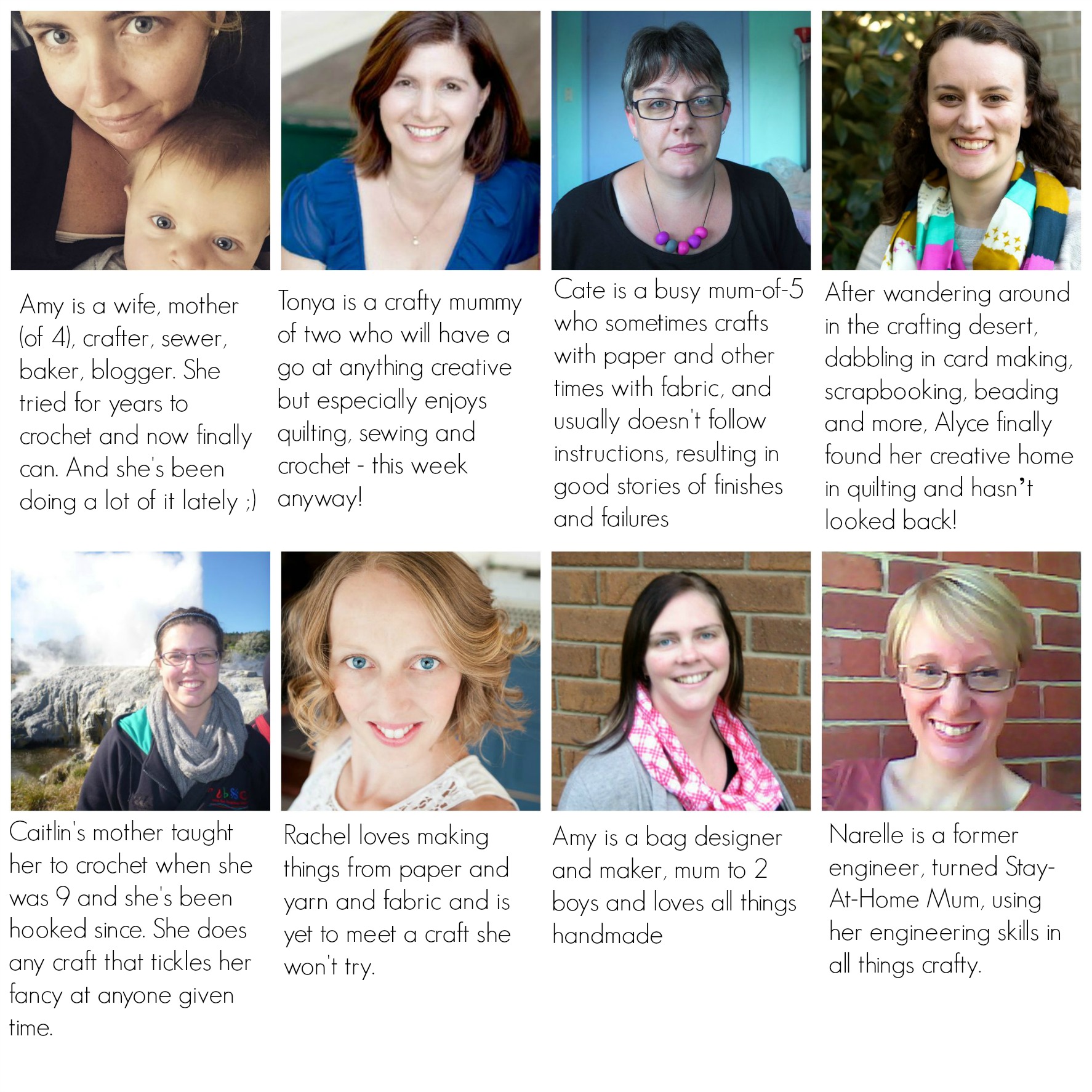 contributor collage