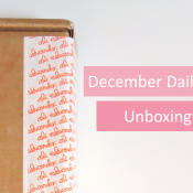 Ali Edwards December Daily unboxing