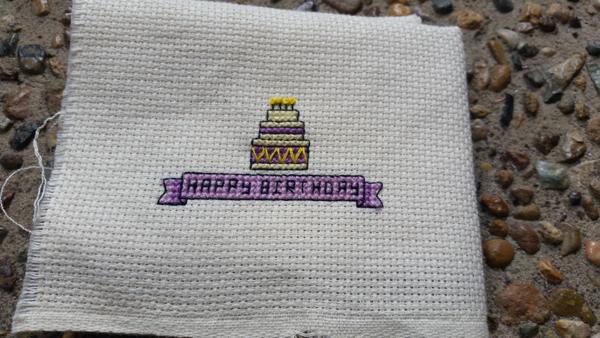 Holiday Banner stitched