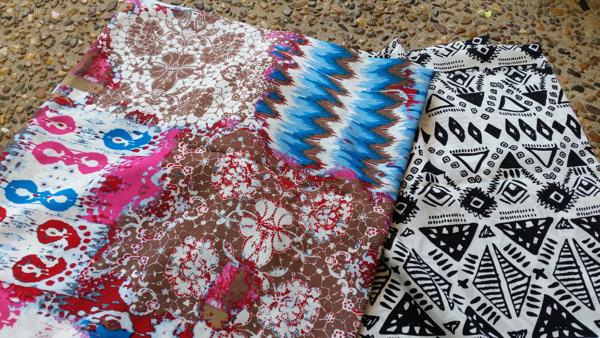 Rayon - Fabric both