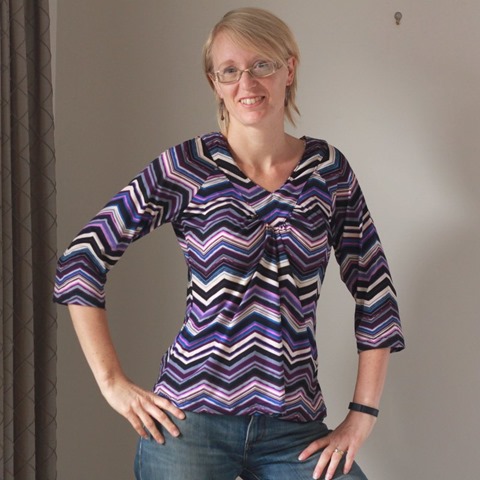 Sewing a ladies knit top - Stitch Savvy book review (2)