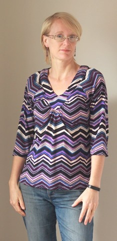 Sewing a ladies knit top - Stitch Savvy book review (4)