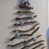 A handmade Christmas Tree for a small unit.