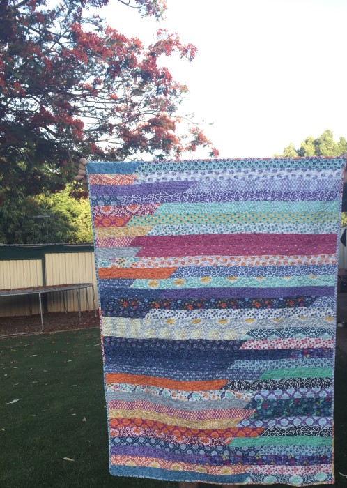 cuzco jelly roll race quilt