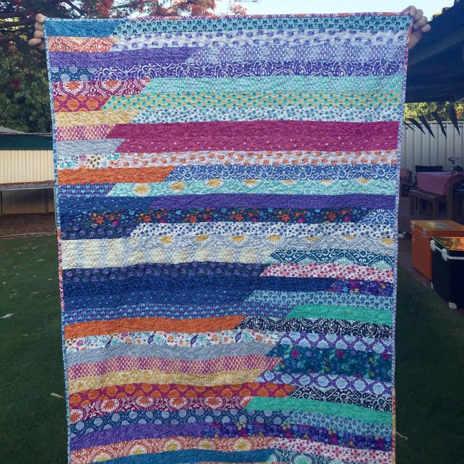 kate spain cuzco jelly roll race quilt