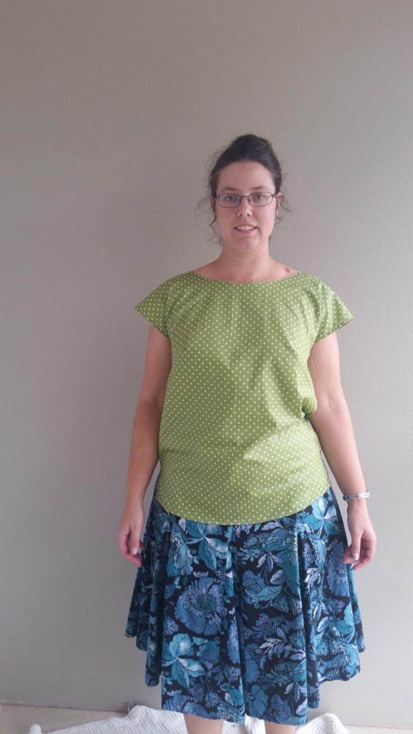My finished top