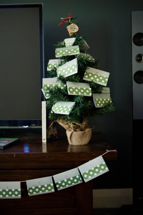 advent activity calendar
