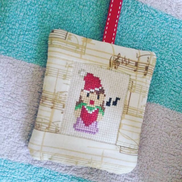 stitched ornament