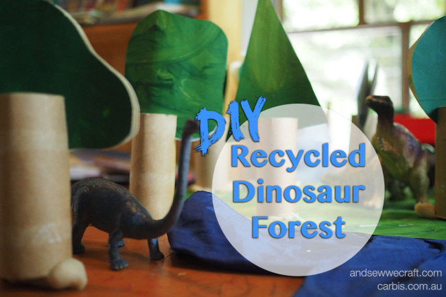 recycled kids craft // recycled_dinosaur_forest1